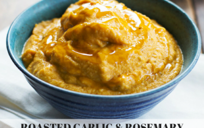 Roasted Garlic and Rosemary Pumpkin Hummus