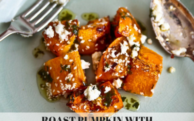 Roast Pumpkin Salad with Honey and Feta