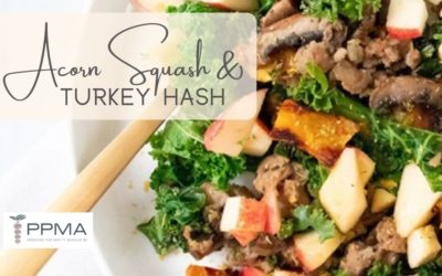 Acorn Squash & Turkey Hash