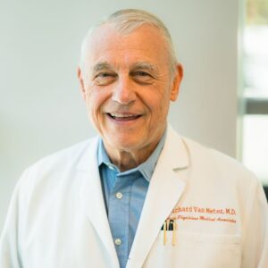 An image of Dr. Richard Van Meter, MD, co-founder of PPMA, smiling at the camera.