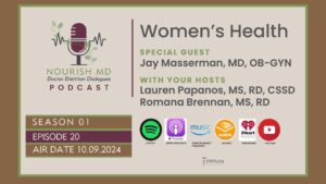 S01 Ep 20 - Womens Health with Dr. Masserman | Nourish MD Podcast