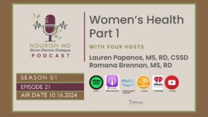 S01 EP 21 Womens Health Part 1 | Nourish MD Podcast PPMA