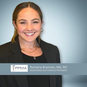 Romana Brennan, MS, RD (Registered Dietitian Nutritionist).