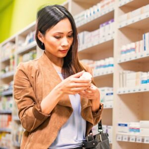 Read vitamin supplement labels.