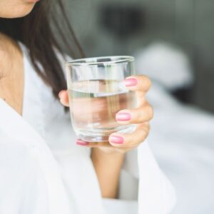 Start your day with water to rehydrate