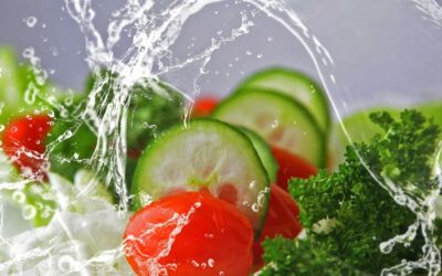 High-Protein Summer Salad with Chickpeas and Grilled Chicken