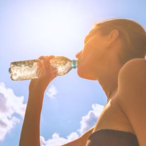 Staying hydrated outside