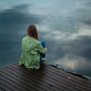 Person deep in thought - emotional landscape