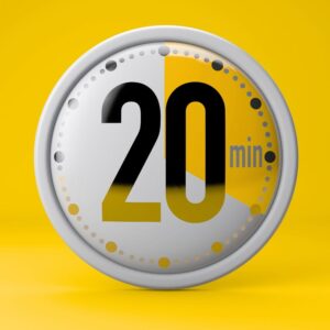 Timer for 20 minutes