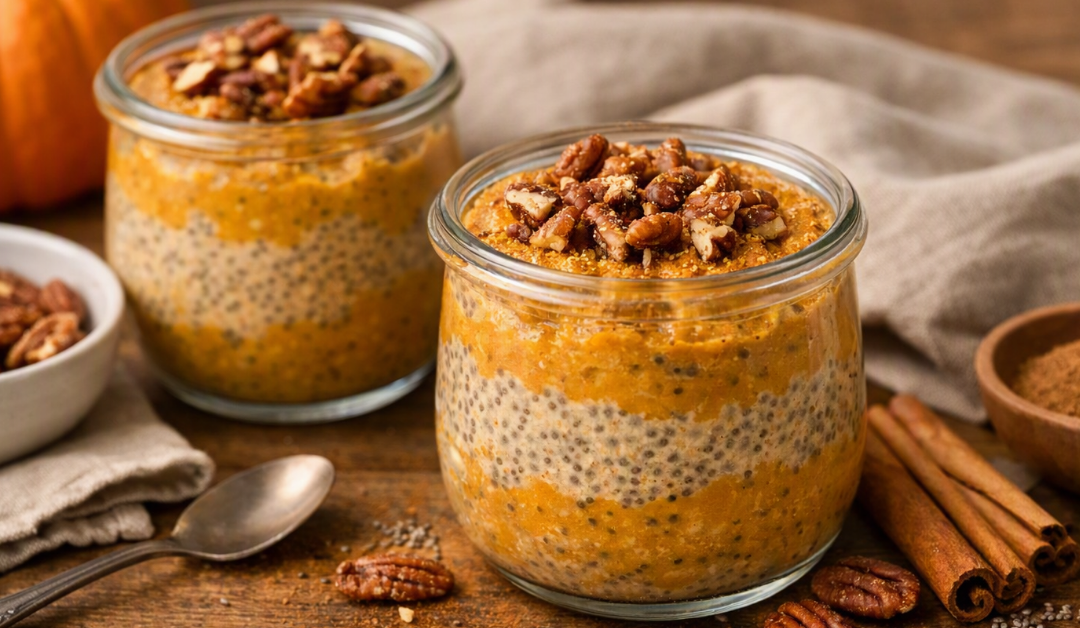 Pumpkin Pie Chia Pudding: A Fall Inspired, Heart Healthy Breakfast