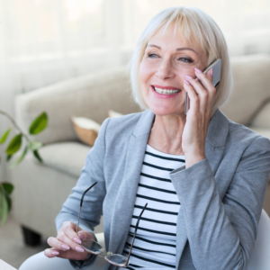 Woman calling Medicare Prescription resources